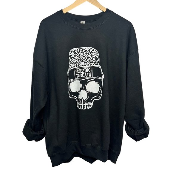 Tops - Freezing to Death NEW Handmade Sweatshirt Size XL